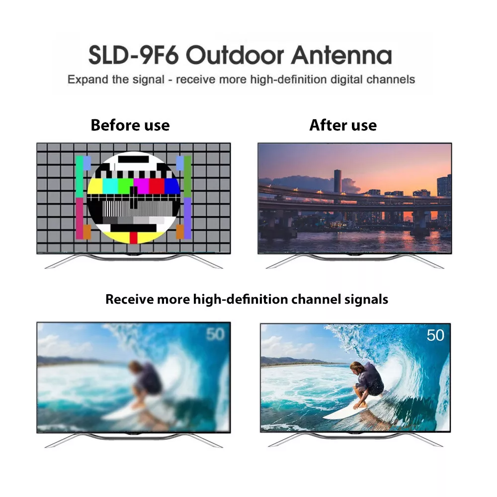 Ultra Long Range TV Aerial Antenna for Aussie TV [ Up to 500 Km ]