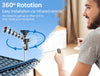 Ultimate Outdoor HD Antenna: Rotating Digital Amplified Signal Booster with Remote Control