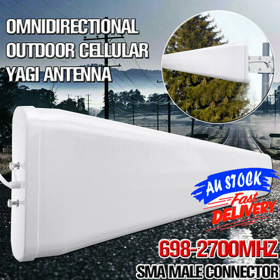 Outdoor Cellular Yagi Antenna N Female 4G LTE 698 2700MHz 3G 4G Directional