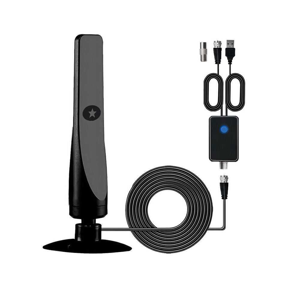 Plug & Play TV Antenna with Suction Cup Mount