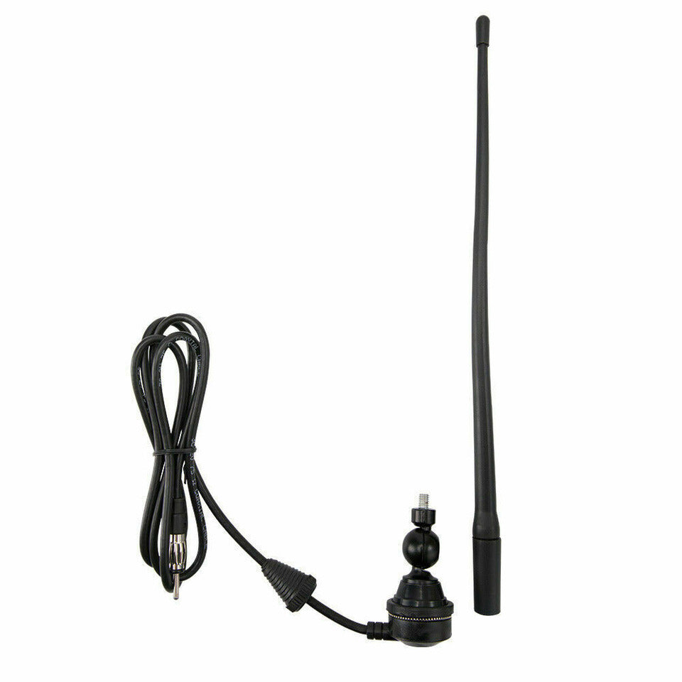 Black Rubber AM/FM UHF Radio Antenna Fits 4X4 Car Caravan Truck AU ...