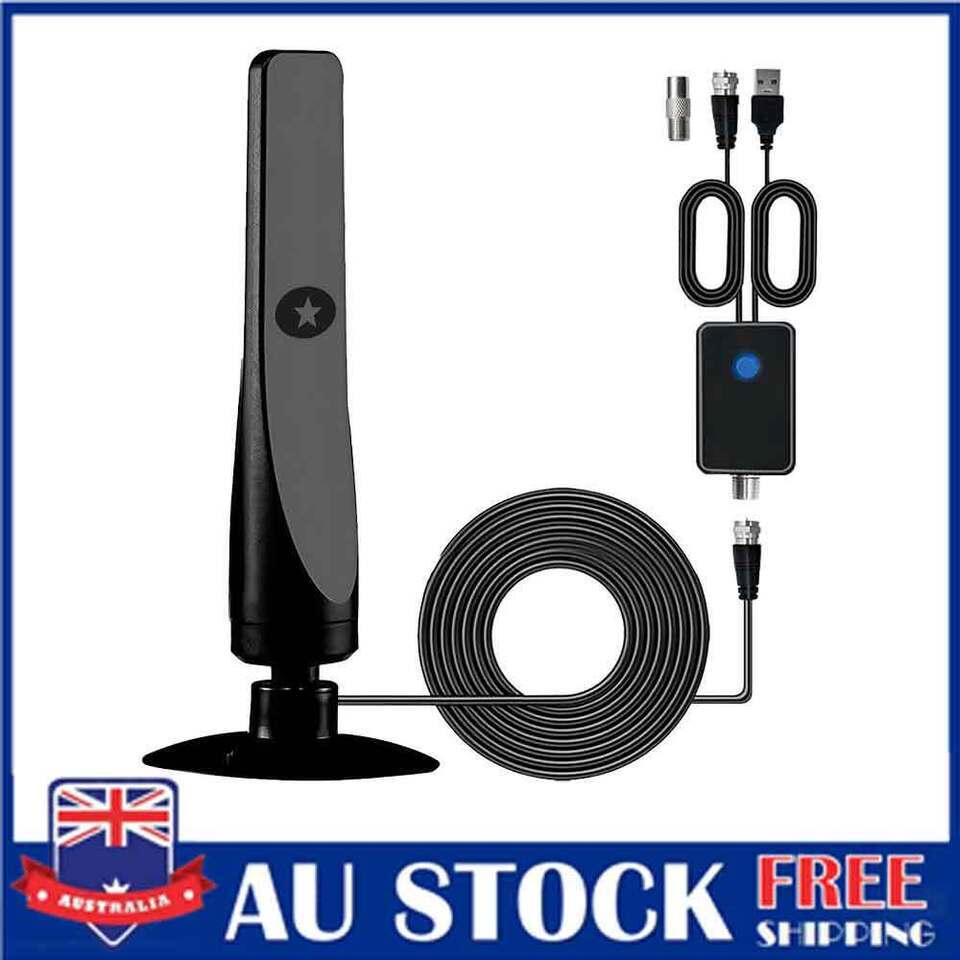 Plug & Play TV Antenna with Suction Cup Mount